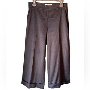 Max Mara Wide Leg Pants wool cropped swing trousers high waist sz 8